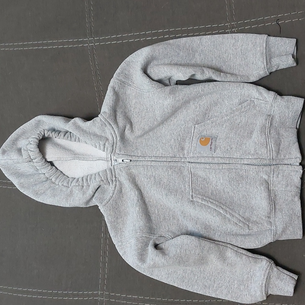 Carhartt® Infants’/Toddlers’ Long-Sleeve Full-Zip Hooded Sweatshirt- 2T